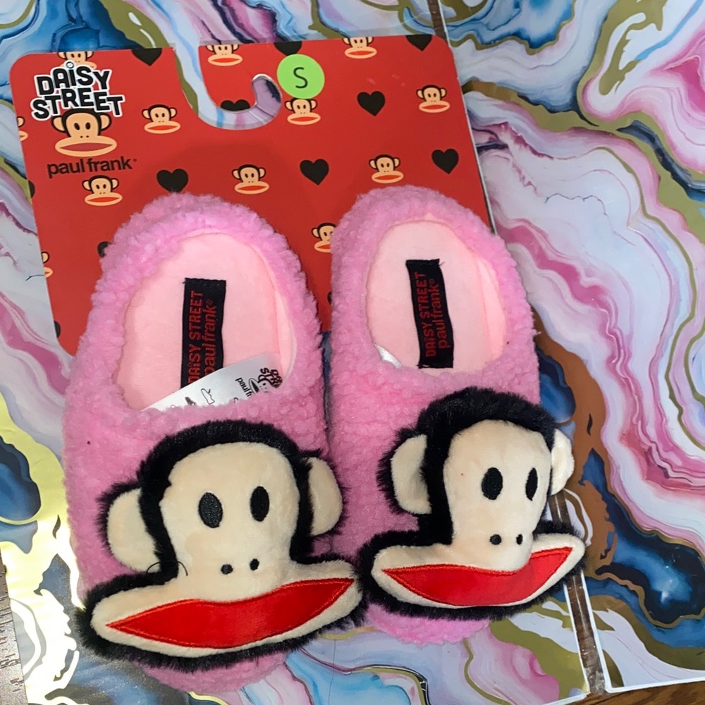 Paul Frank X Daisy Street Julius Slippers Slip-on Women’s Size Small  size S